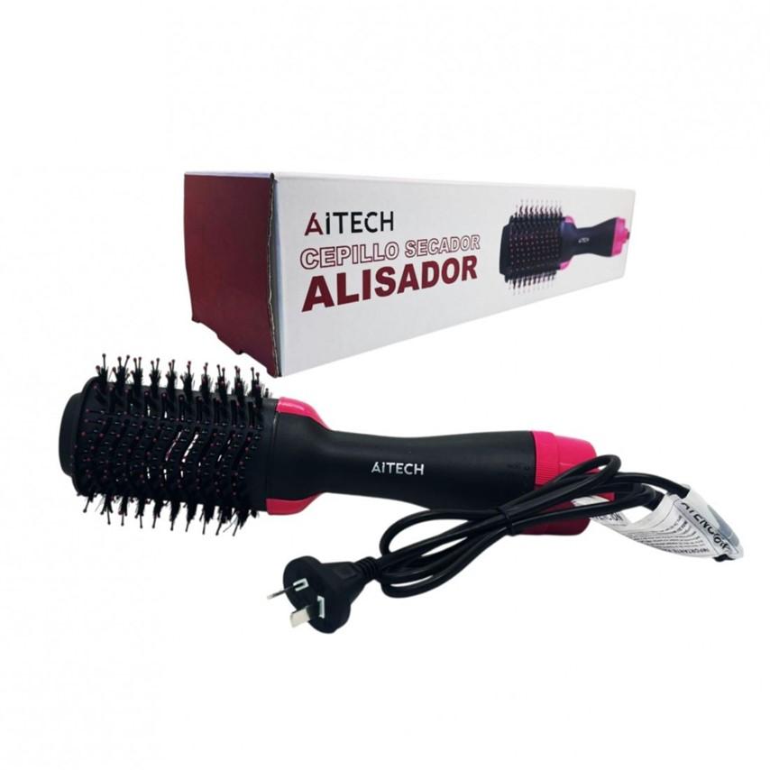 CEPILLO SECADOR ALISADOR AITECH 3 EN 1 ELÉCTRICO 1200W